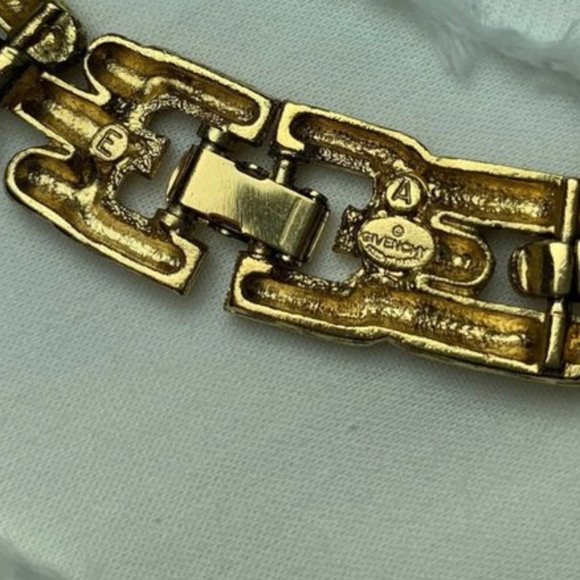 ❤️Vtg 80s Iconic GIVENCHY Gold Logo GG Link Runway Collar Necklace - Picture 7 of 8